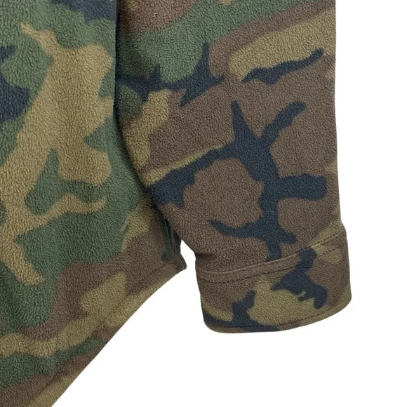 SOLD- Vans Off The Wall Camo Shirt Jacket Mens Medium Long Sleeve Fleece Classic - Picture 5 of 13